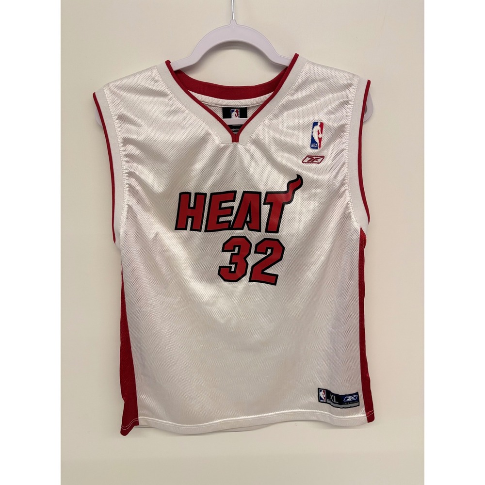 VINTAGE Jersey Shaquille O'Neal #32 Miami Heat Reebok Boys XL Basketball NBA